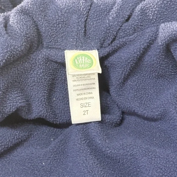 Little Me jacket toddler 2T full zip hooded lined dinosaur print - Picture 4 of 6